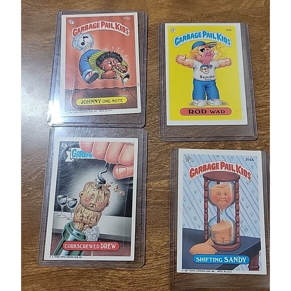 Vtg 1980's Topps Garbage Pail Kids cards stickers lot - Picture 1 of 6